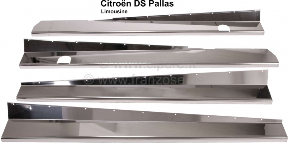 Sonstige-Citroen - Dorpelbekleding (4 stuks, voor het hele voertuig). Geschikt voor Citroen DS Pallas berline
