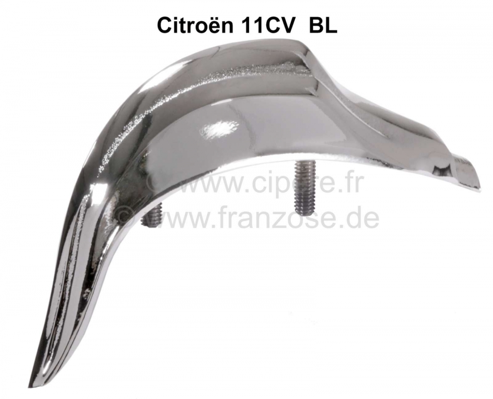 Citroen-DS-11CV-HY - Embleem (motief) op de grille. Geschikt voor Citroen 11CV BL. Materiaal: gepolijst gegoten