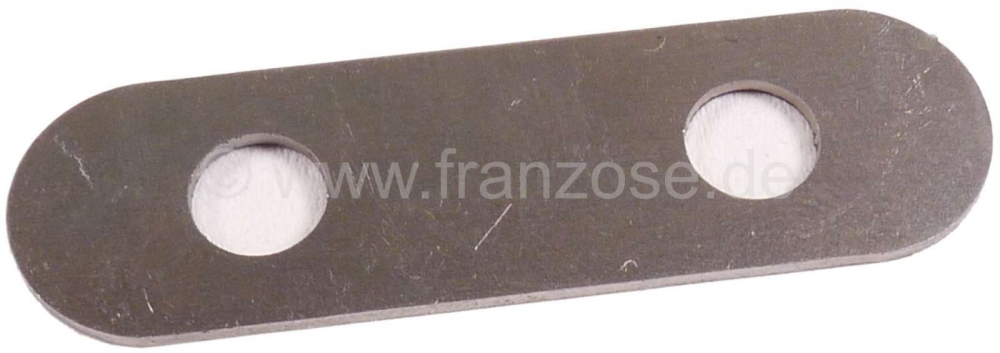 Citroen-DS-11CV-HY - Borgplaatje, voor de tuimelaarbeugel. Geschikt voor Citroen 11CV. Citroen HY, tot bouwjaar