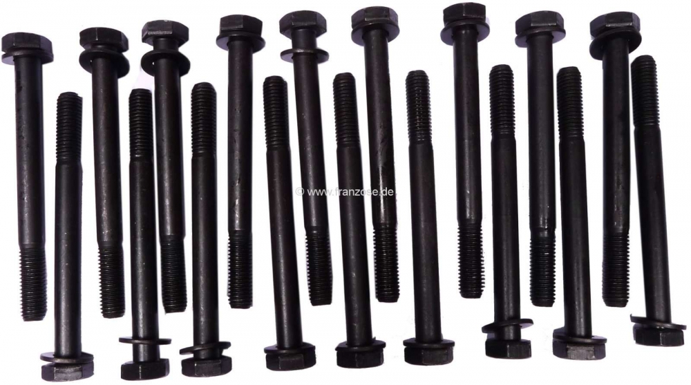 Citroen-DS-11CV-HY - Cilinderkopbouten voor Citroen 15CV. 18 stuks!