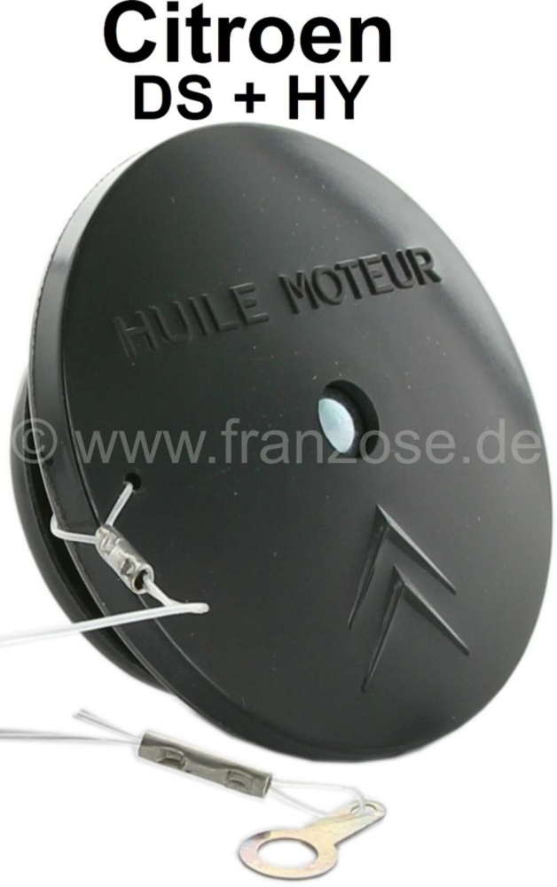 Sonstige-Citroen - Olievuldop op het kleppendeksel, voor het bijvullen van motorolie. De dop wordt geleverd m