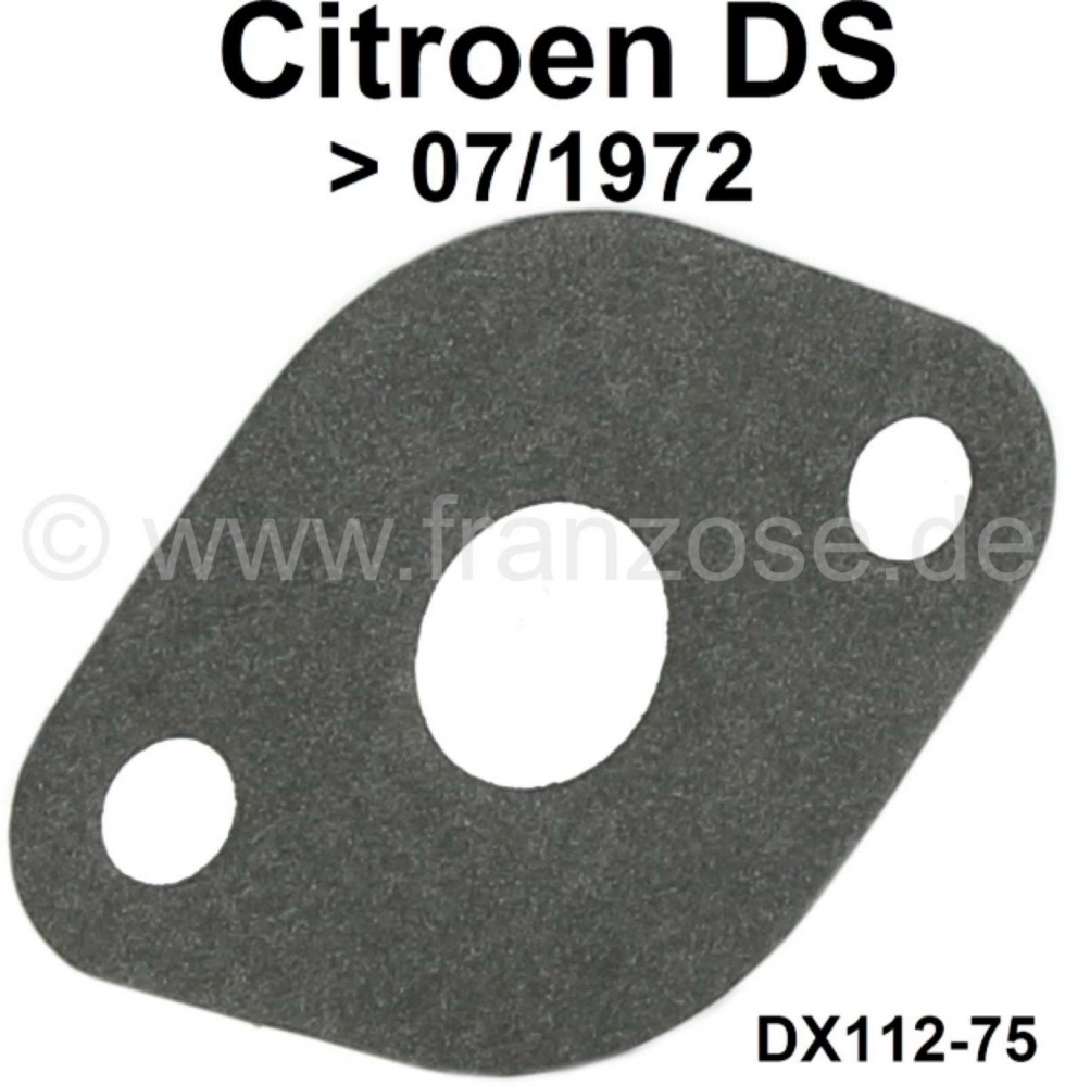 Citroen-DS-11CV-HY - Pakking (14mm) onder de ovale afdekplaat op de cilinderkop (voorkant). Geschikt voor Citro