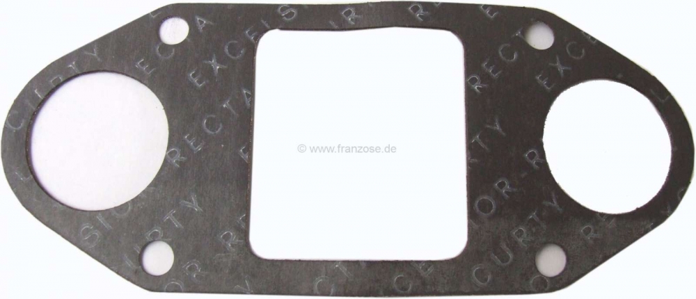 Citroen-DS-11CV-HY - Pakking inlaatspruitstuk, midden. Geschikt voor Citroen ID19, afmetingen: 48x61x37mm.