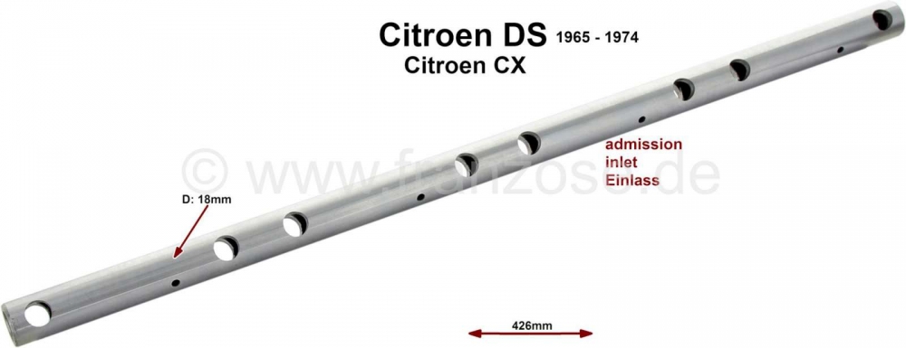 Sonstige-Citroen - Tuimelaaras, voor de inlaatkleppen. Geschikt voor Citroen DS (vanaf modeljaar 1965) + Citr