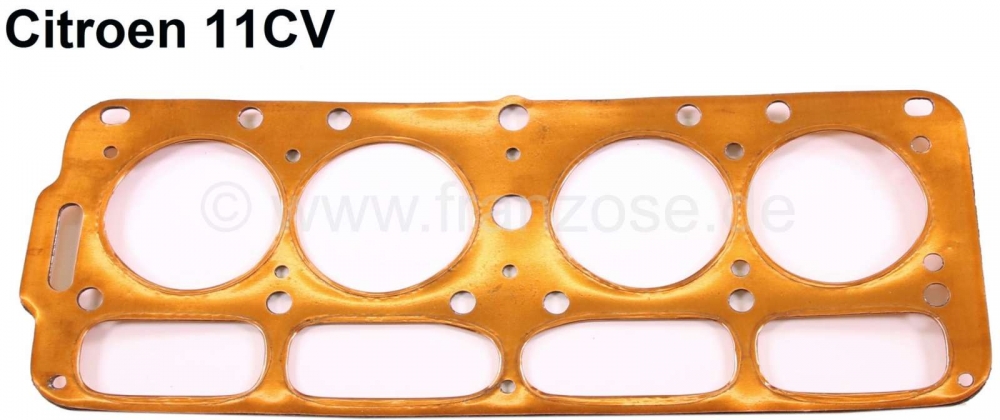 Citroen-DS-11CV-HY - Cilinderkoppakking. Geschikt voor Citroen 11CV, vanaf bouwjaar 08/1940 Of. nr. 453105