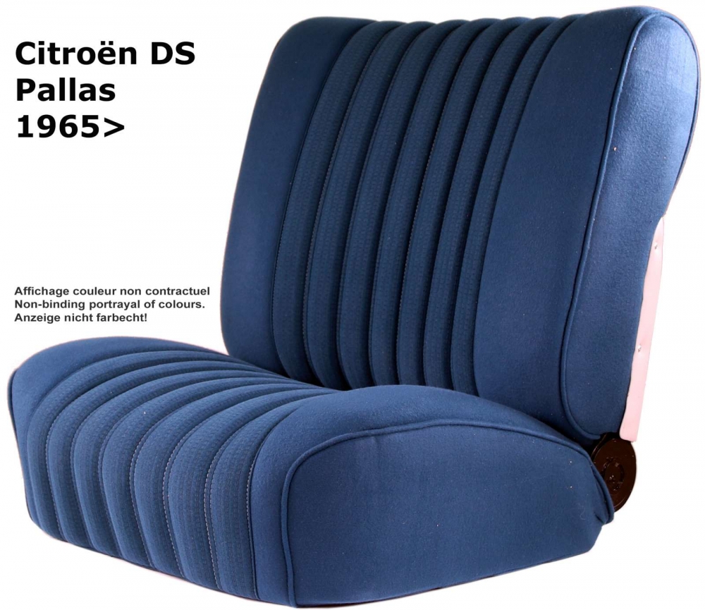 Sonstige-Citroen - DS Pallas, stoelhoezen voor + achter, Citroen DS Pallas. Kleur petrol (blauwgroen). Hoge r
