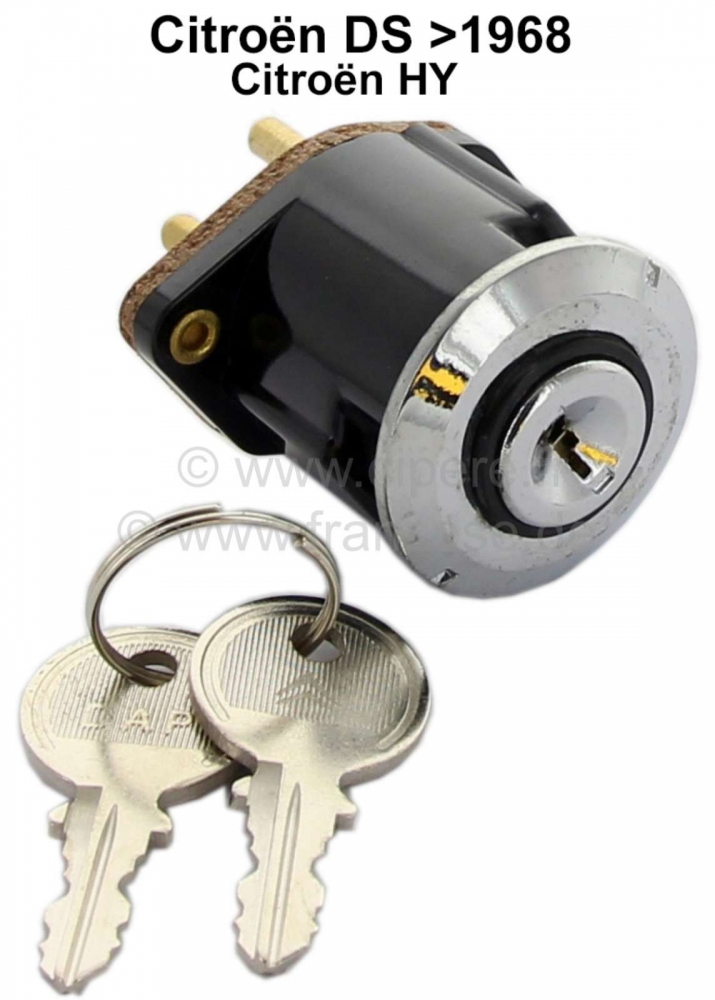 Citroen-DS-11CV-HY - Contactslot, geschikt voor Citroen DS, tot modeljaar 1968, Citroen HY. Getrouwe reproducti