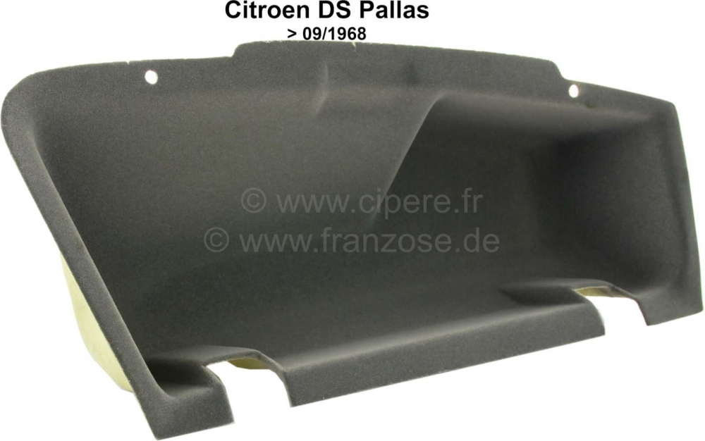Citroen-DS-11CV-HY - Handschoenenkastje, geschikt voor Citroen DS Pallas, met oud dashboard (tot modeljaar 1969