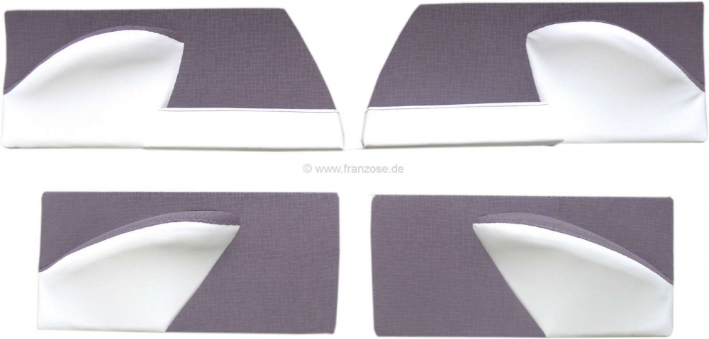 Sonstige-Citroen - DS >65, deurpanelen (4 stuks). Geschikt voor Citroen DS, tot modeljaar 1965, kleur grijs!