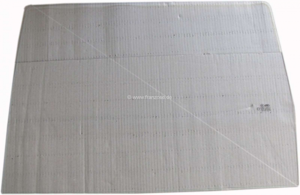 Peugeot - Achterdeurruit, helder, 4mm. Geschikt voor Citroen DS Break. Of. Nr. DF961-6