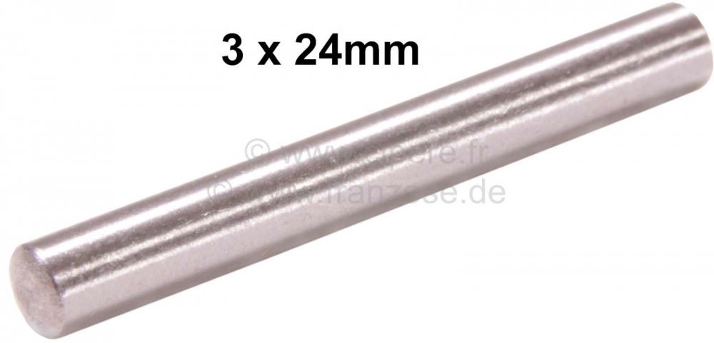 Renault - Vergrendelingsas voor het vastzetten van de raamzwengel. Geschikt voor Citroen DS en vele 