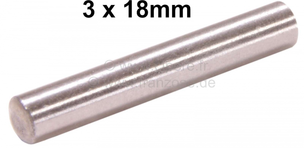 Renault - Vergrendelingsas voor het vastzetten van de raamzwengel. Geschikt voor Citroen DS en vele 