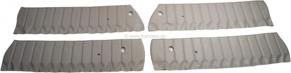 Citroen-DS-11CV-HY - DS Pallas, afdekking deurbekleding (4 stuks), boven de deuren. Geschikt voor DS Pallas. Ku