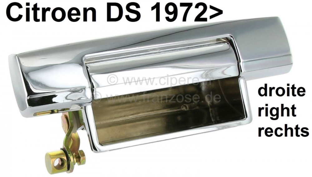 Sonstige-Citroen - Buitenste deurklink rechts (topkwaliteit). Voor + achter handgrepen zijn identiek. Geschik