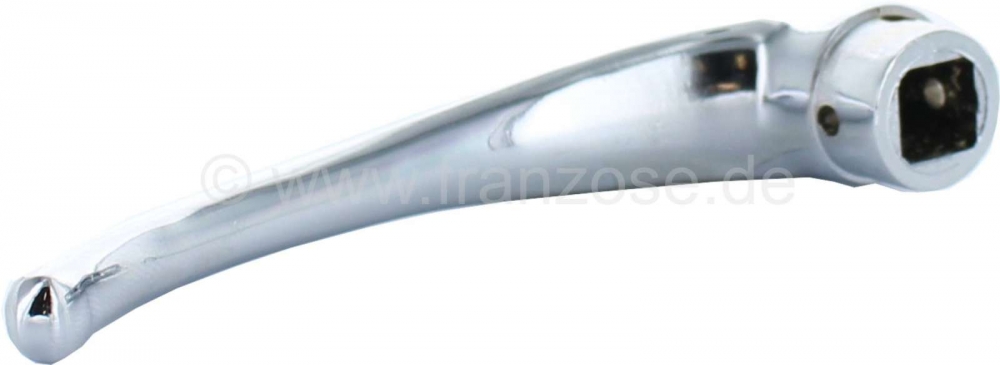 Citroen-DS-11CV-HY - Interieur deurgreep, verchroomd. Geschikt voor Citroen 11CV + 15CV. Citroen HY eerste vers