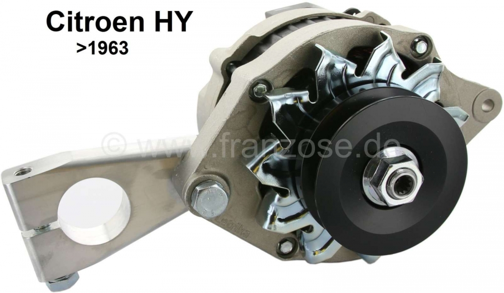 Citroen-DS-11CV-HY - Dynamo met geïntegreerde dynamoregelaar, nieuw onderdeel. Geschikt voor Citroen HY, tot m