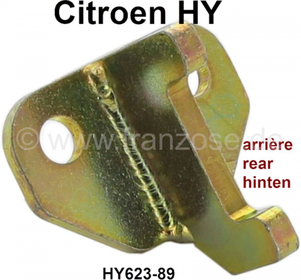 Citroen-DS-11CV-HY - Kriksteun achteraan (per stuk, past links of rechts). Geschikt voor Citroen HY. Of. HY623-