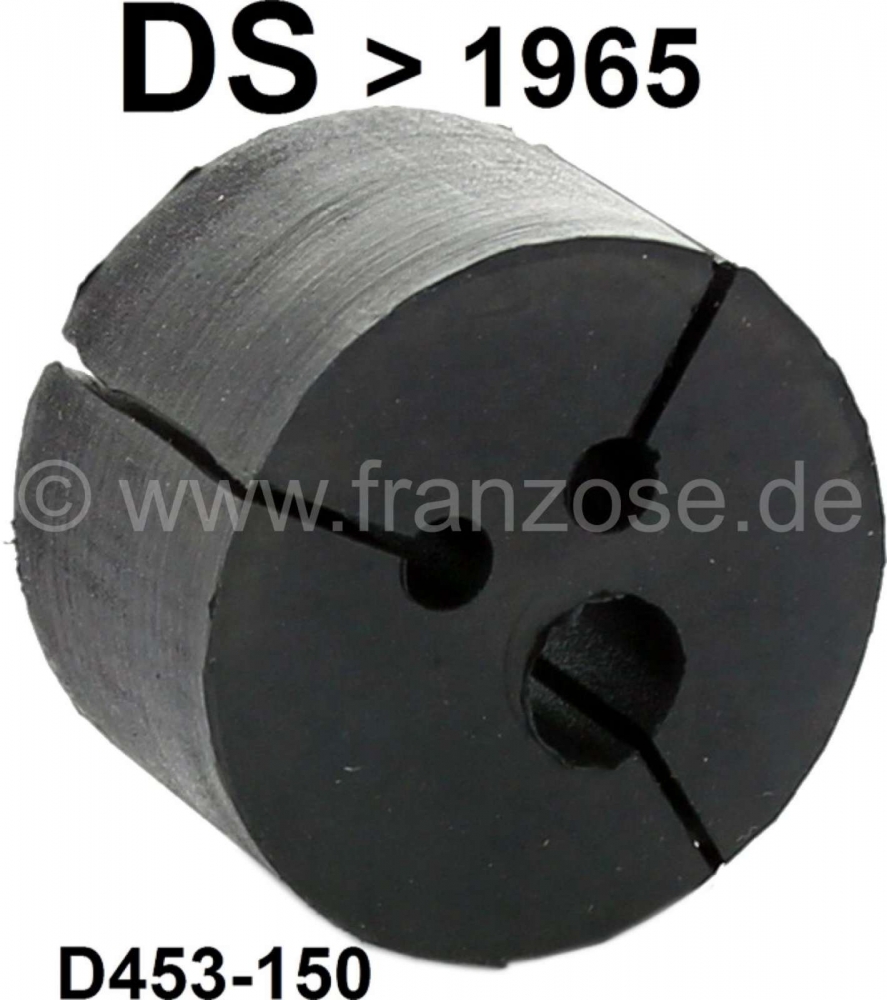 Citroen-DS-11CV-HY - Rubberen houder voor hydraulische leiding. Voor 2x leiding en 1x retour. Afmeting: 35 x 20