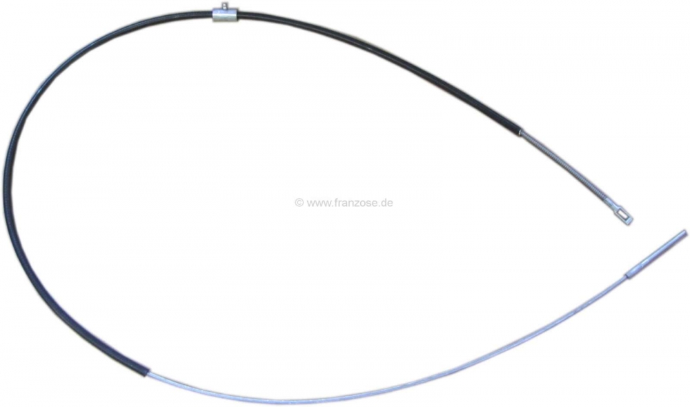 Citroen-DS-11CV-HY - Handremkabel rechts. Geschikt voor Citroen HY, tot modeljaar 1962. Lengte: 2280.0mm. De ha