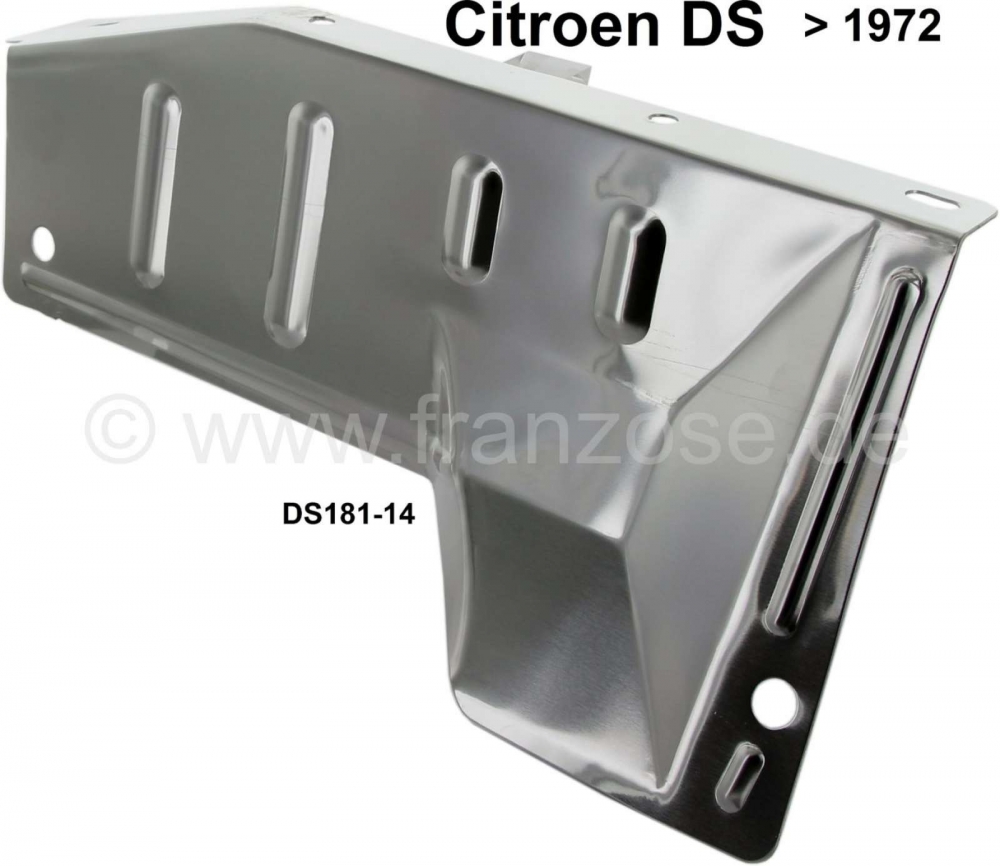 Citroen-DS-11CV-HY - Hittebeschermingsplaat uitlaatspruitstuk, zonder uitlaat voor voorverwarming. Geschikt voo