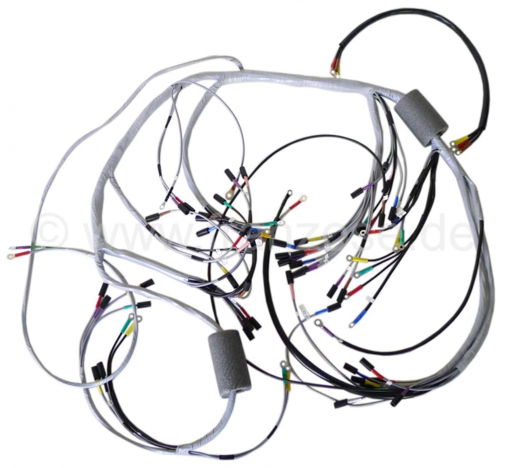 Citroen-DS-11CV-HY - Hoofdkabelboom. 7 zekeringen (exportversie). Geschikt voor Citroen ID, van modeljaar 02/19