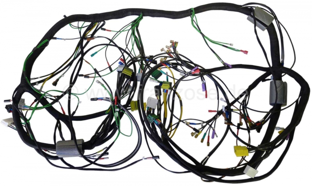 Citroen-DS-11CV-HY - SM, hoofdkabelboom. Geschikt voor Citroen SM, bouwjaar 09/1971 tot 09/1972, carburateurmot