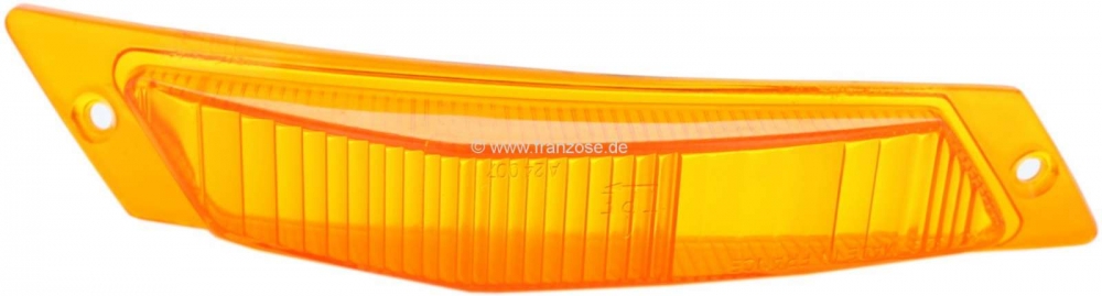 Citroen-DS-11CV-HY - Knipperlichtkap linksvoor. Kleur: oranje. Geschikt voor Citroën DS, vanaf modeljaar 1967 