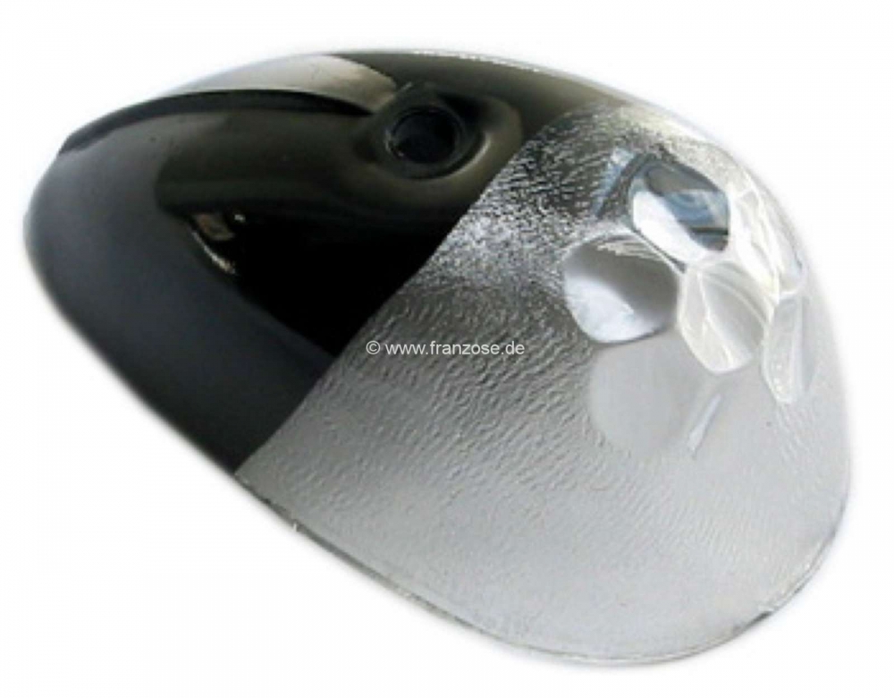 Citroen-DS-11CV-HY - Knipperlichtkap rechtsvoor. Kleur: wit. Geschikt voor Citroen 11CV + 15CV, vanaf bouwjaar 