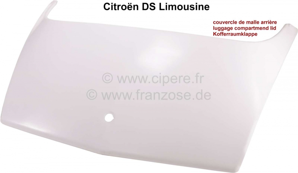 Sonstige-Citroen - Achterklep, gemaakt van kunststof. Geschikt voor Citroen DS sedan. Visueel volledig origin
