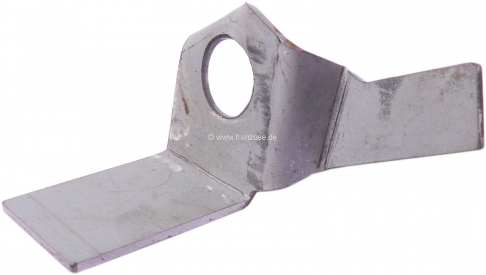 Citroen-DS-11CV-HY - Achterklep. Plaatstalen beugel rechts, voor het vastzetten van het veerelement van het kof