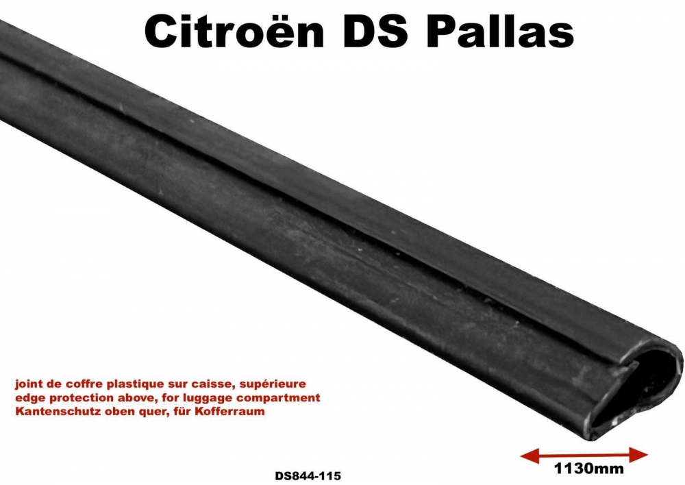 Sonstige-Citroen - Bovenrandbescherming, dwars, voor de kofferbak. Geschikt voor Citroen DS Pallas. Lengte 13