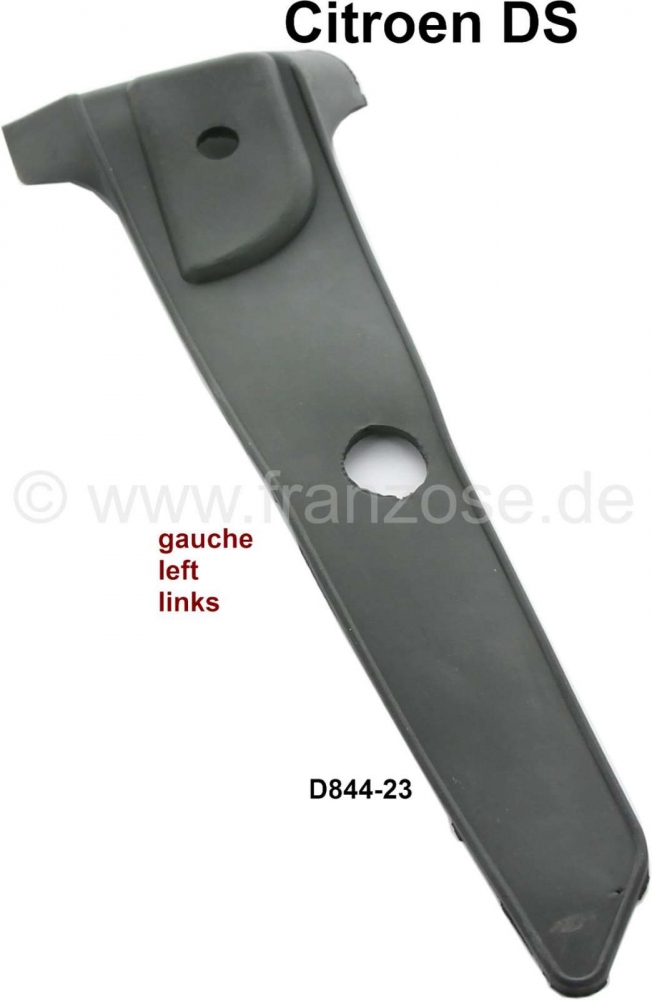 Sonstige-Citroen - Rubberen afdichting links onder het achterklepscharnier. Geschikt voor Citroen DS sedan. O