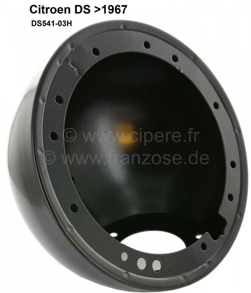 Sonstige-Citroen - Extra koplamppot (plaatstalen behuizing voor jodium koplampen). Geschikt voor Citroen DS, 