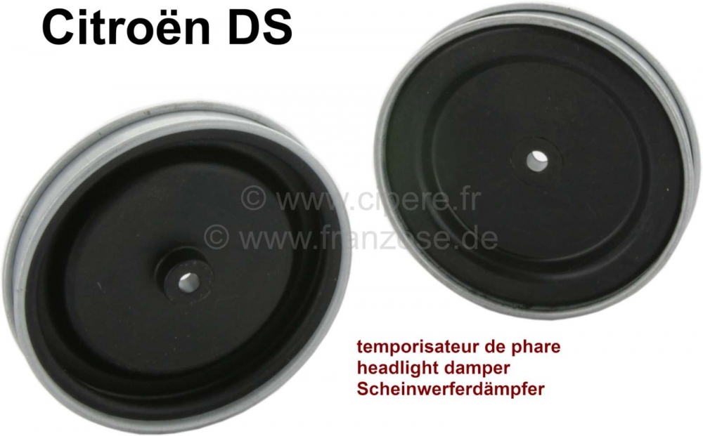 Sonstige-Citroen - Koplampdemper reparatieset. Alleen de rubberen ringen met metalen ring. Citroën DS.