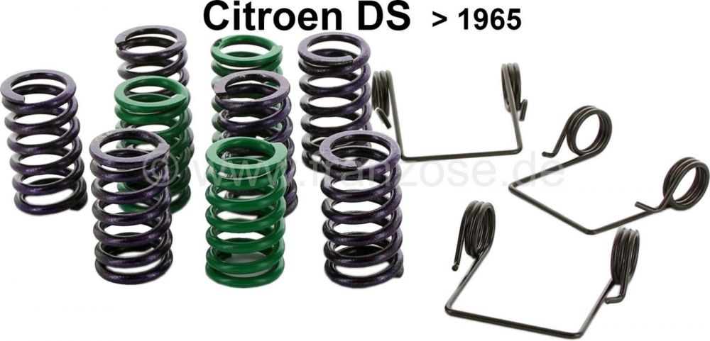 Sonstige-Citroen - Koppelingsdrukplaatveerset (reparatieset). Groene drukveer. Geschikt voor Citroen DS 19, t