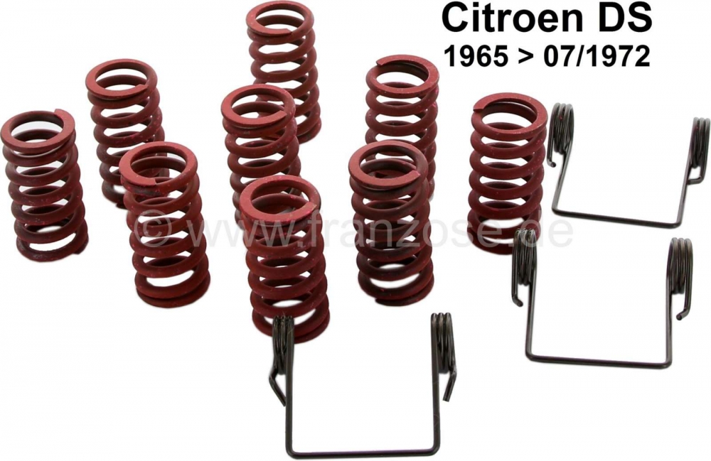 Sonstige-Citroen - Koppelingsdrukplaatveerset (reparatieset). Roze drukveer. Geschikt voor Citroen DS, van mo