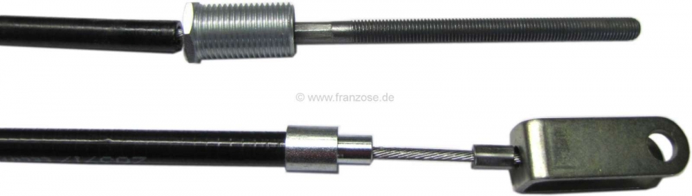 Citroen-DS-11CV-HY - Koppelingskabel, geschikt voor Citroen 11CV BL, tot bouwjaar 07/1952, Or. no. 6280035, dia