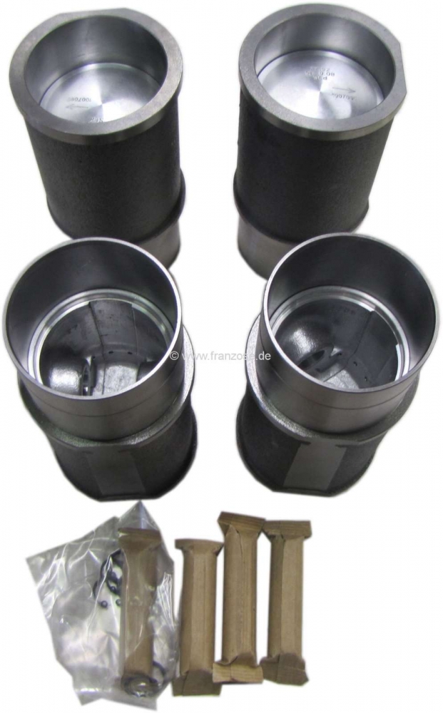 Sonstige-Citroen - Zuiger + cilinder (4 stuks), geschikt voor Citroen DS - ID19, tot bouwjaar 1965 (Langhuber