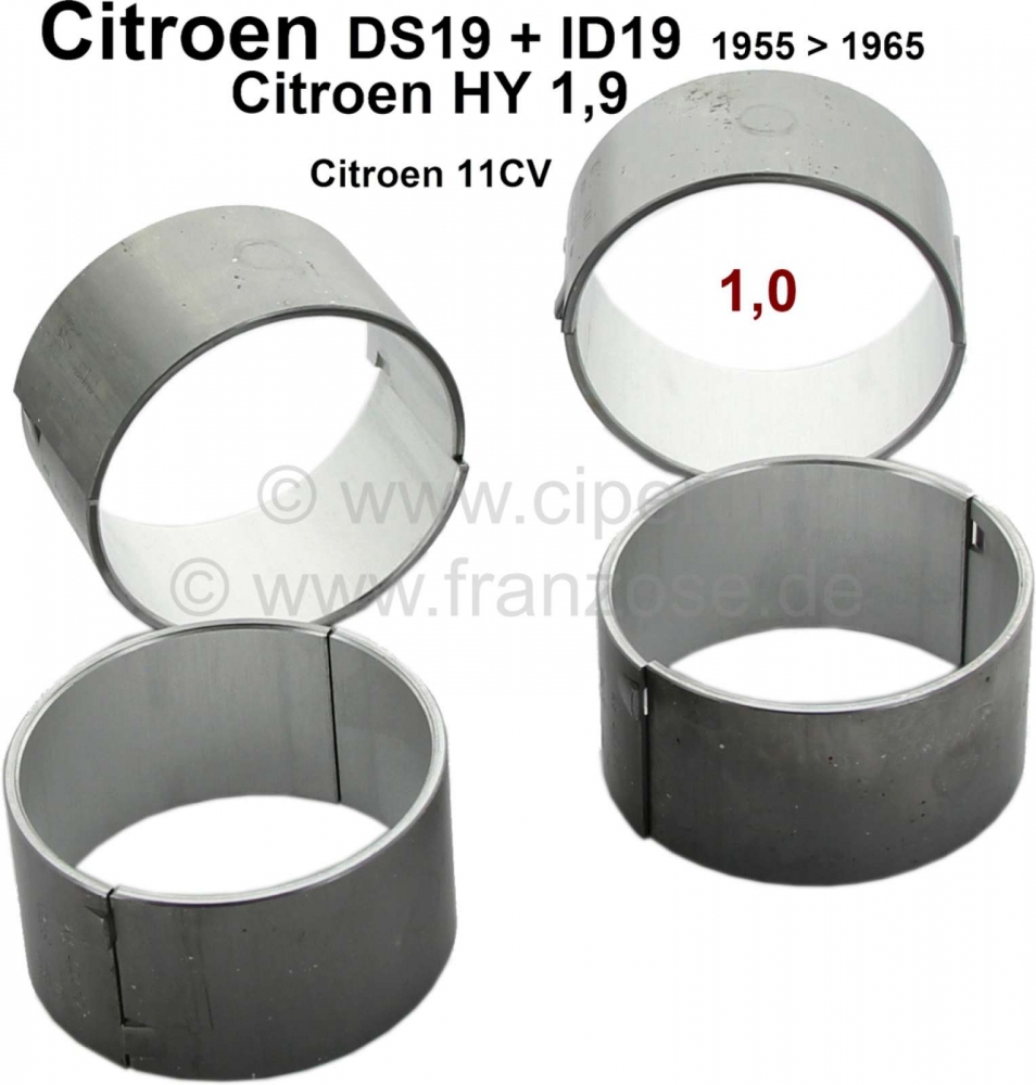 Sonstige-Citroen - Drijfstanglager (complete set). Geschikt voor Citroen ID19, DS19 tot modeljaar 1965. Citro