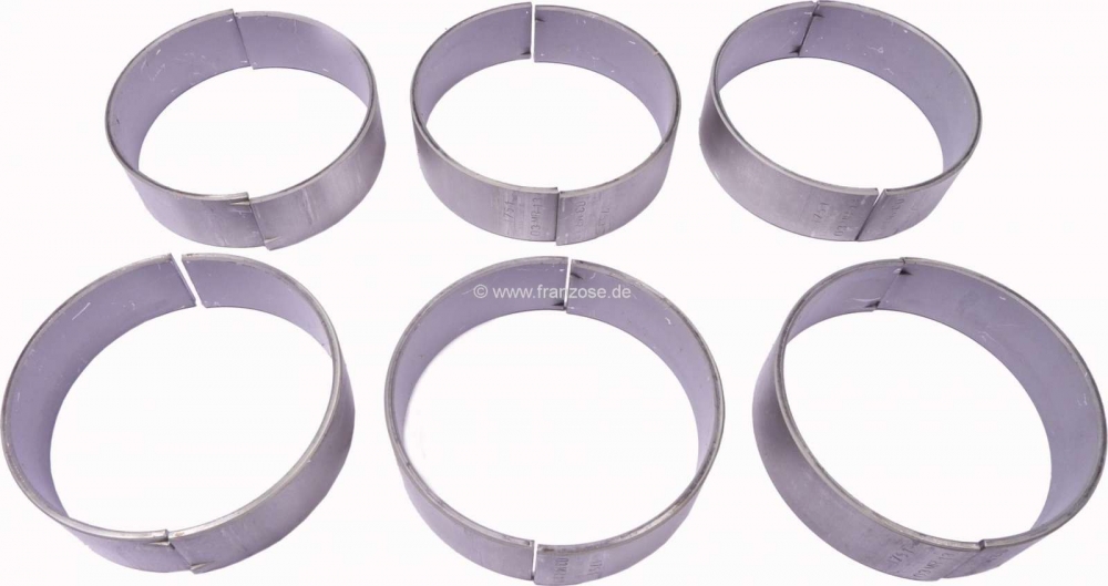 Citroen-DS-11CV-HY - SM, drijfstanglager (complete set) voor Citroen SM. 57,1mm diameter, breedte 17,3mm. (Stan