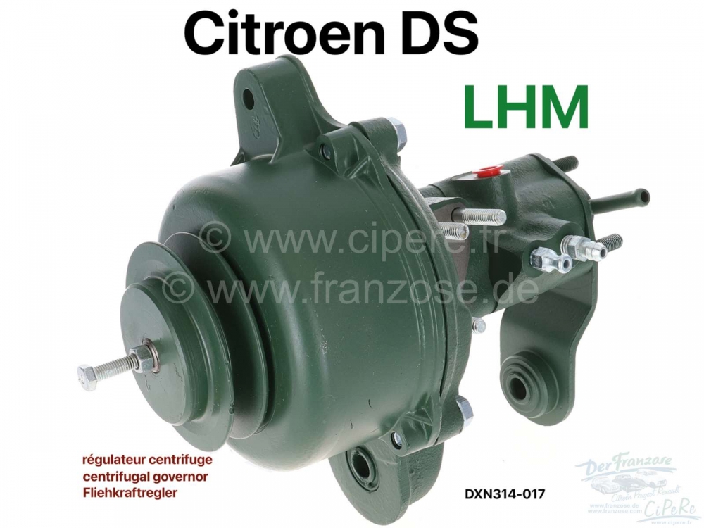 Sonstige-Citroen - Centrifugaalregelaar, in ruil. Hydraulisch systeem LHM. Geschikt voor Citroen DS, vanaf mo