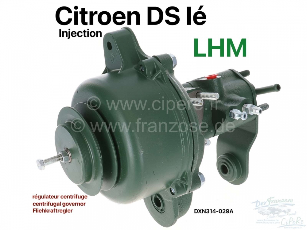 Sonstige-Citroen - Centrifugaalregelaar, in ruil. Hydraulisch systeem LHM. Geschikt voor Citroen DS IE, vanaf
