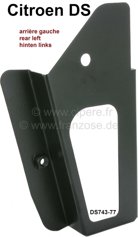 Sonstige-Citroen - Dorpelafdekplaat, linksachter (voor de doorvoer van de hydraulische leidingen). Geschikt v
