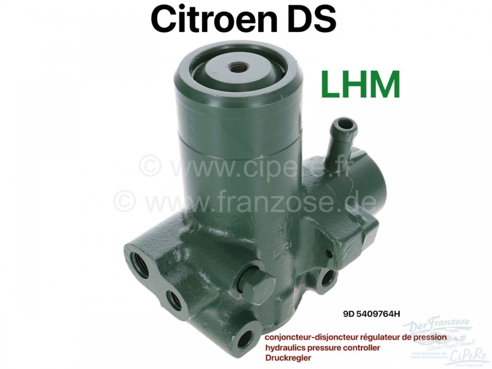 Citroen-DS-11CV-HY - Hydraulische drukregelaar van staal, in ruil. Hydraulisch systeem LHM. Geschikt voor Citro