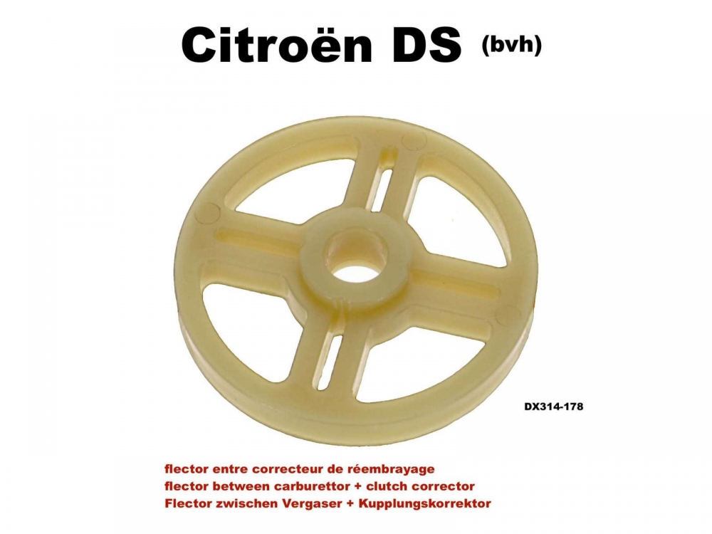 Sonstige-Citroen - Koppelingscorrector, Flector (dwarsstuk) tussen carburateur + koppelingscorrector. Alleen 