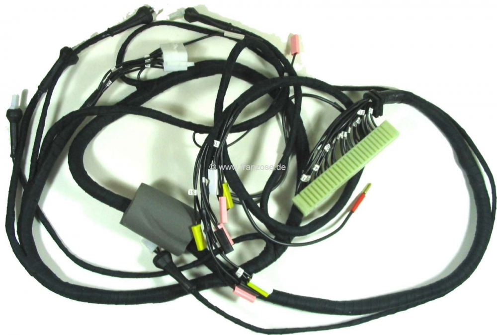 Citroen-DS-11CV-HY - Kabelboom voor het injectiesysteem. Aan de carrosseriezijde (regeleenheid). 1 connector, w