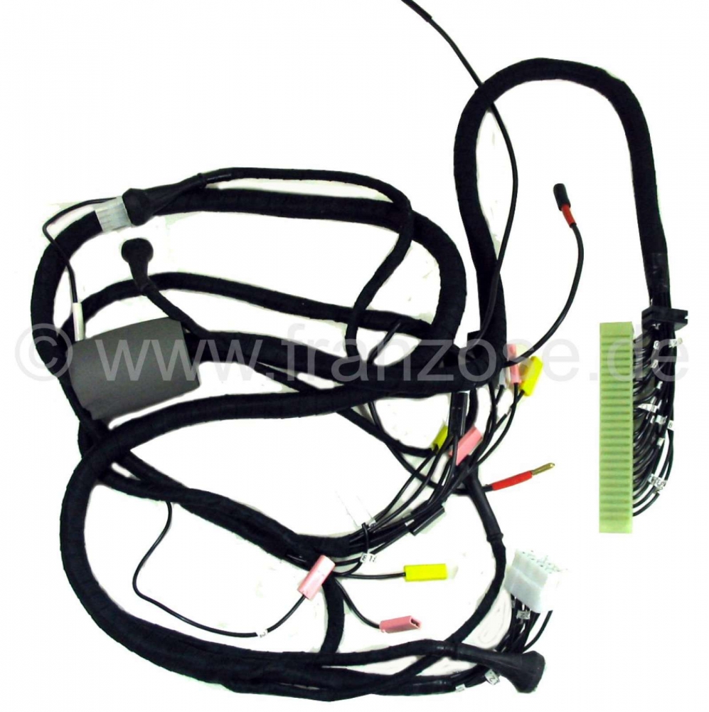 Citroen-DS-11CV-HY - Kabelboom voor het injectiesysteem. Aan de carrosseriezijde (regeleenheid). 1 connector, w