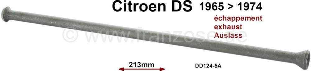 Sonstige-Citroen - Duwstang voor de uitlaatklep. Geschikt voor Citroën DS. Lengte: 213 mm. Of. Nr. DD124-5A
