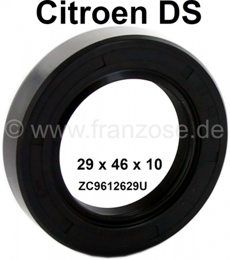 Sonstige-Citroen - Nokkenaskeerring (oliekeerring), geschikt voor Citroen DS. Afmeting: 29x46x10. Gemaakt in 