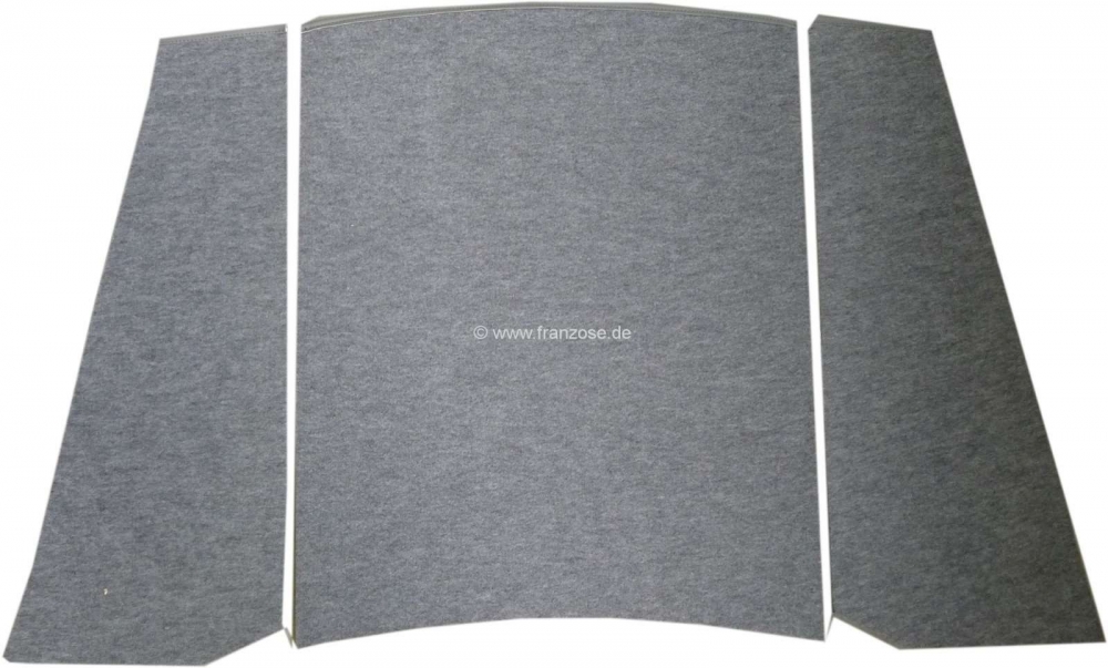 Citroen-DS-11CV-HY - Isolatiemat voor de motorkap, geschikt voor Citroen DS, tot bouwjaar 1967. De matten zijn 